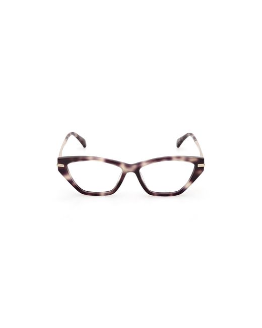 Max Mara Black Mm5176 052 Optical Frames Acetate Round Normal