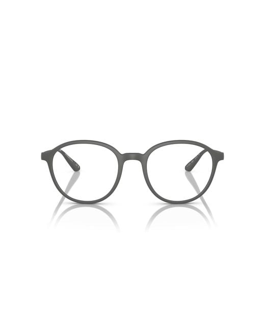 Emporio Armani Black Ea3225 5060 Optical Frames Injected Pantos for men