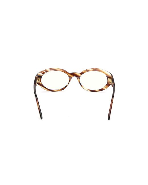 Tom Ford Black Ft6067-B 055 Optical Frames Acetate Round Normal