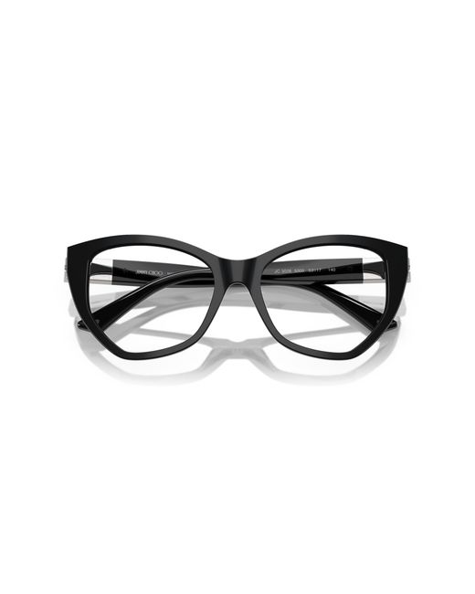 Jimmy Choo Black Jc3026 5000 Optical Frames Acetate Geometric Normal