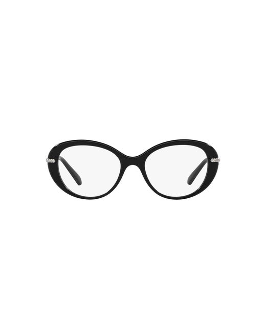 Swarovski Black Sk2001 1038 Optical Frames Acetate Round Normal