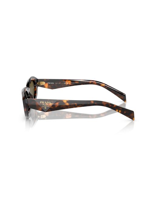 Prada Black Pr 26Zs 14L09Z Sunglasses Acetate Geometric Normal
