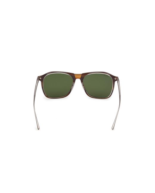 Web Green We0386 56N Sunglasses Acetate Squared Normal