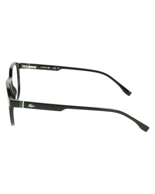 Lacoste Black L4008Mag-Set 001 Optical Frames Bio-Inject Smoke Squared Normal