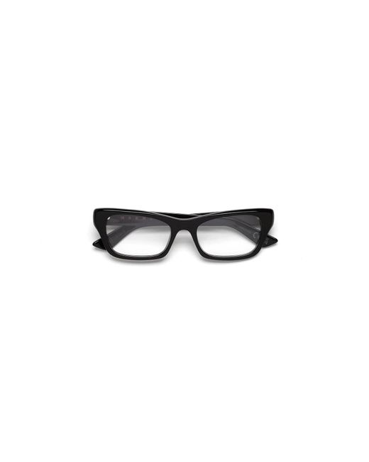 Marni Black Bus Akelu Optical Frames Acetate Squared