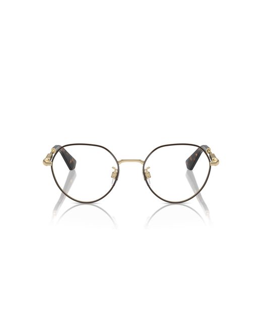 Burberry Black Be1388D 1109 Optical Frames Metal Round Normal for men