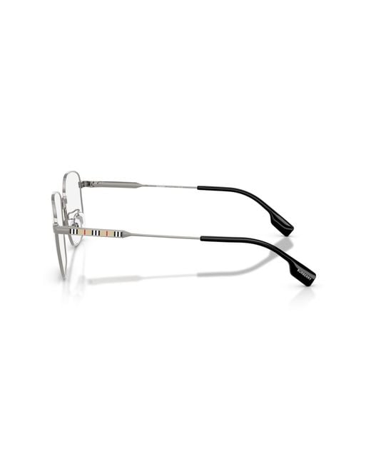 Burberry Black Be1352D 1003 Optical Frames Steel Geometric Normal for men