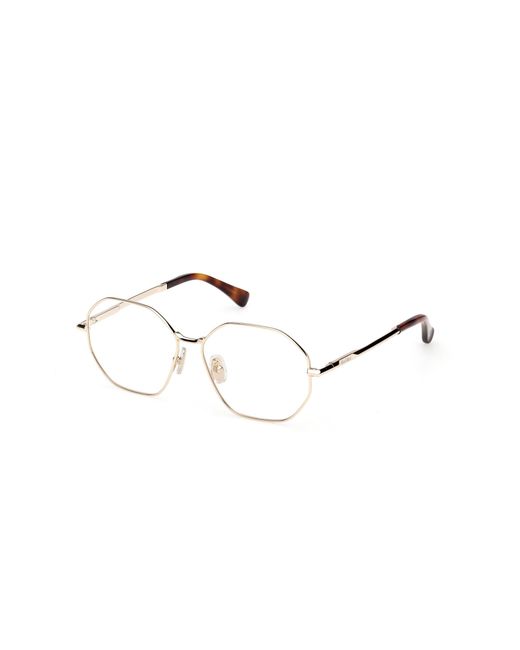 Max Mara Black Mm5207 032 Optical Frames Metal Geometric Normal