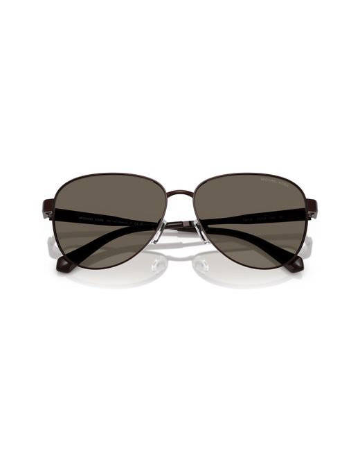 Michael Kors Black Mk1160 Biarritz 1891/3 Sunglasses Metal Pilot Normal