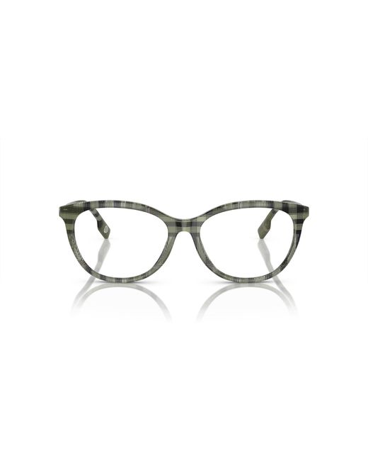 Burberry Black Be2389 4089 Optical Frames Acetate Transparent Geometric Normal