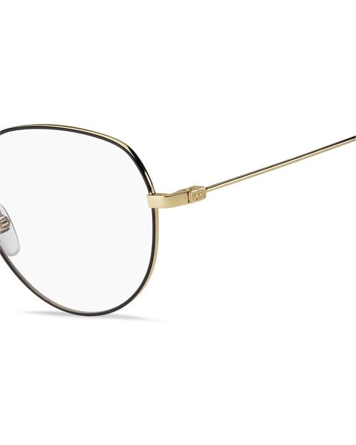 Givenchy Black Gv 0138 2M2 Optical Frames Metal Round