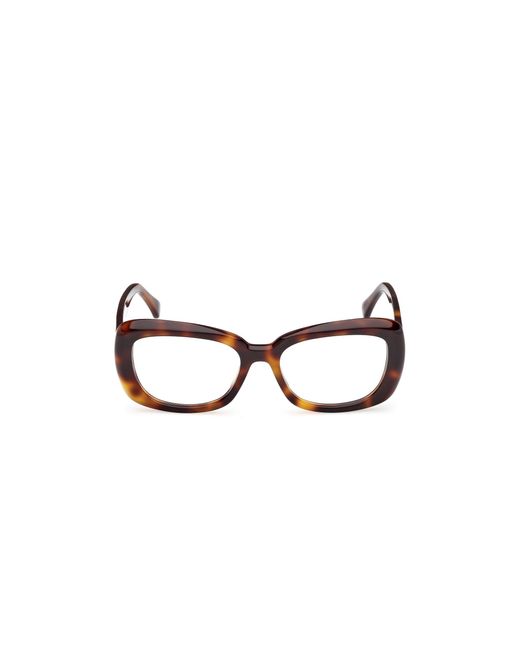 Max Mara Black Mm5211 052 Optical Frames Acetate Round Normal