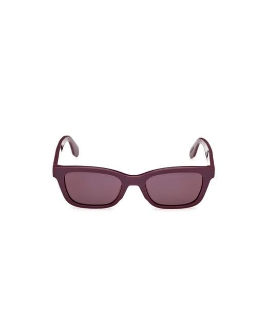 Adidas Black Or0117 81U Sunglasses Acetate Bordeaux Squared Normal