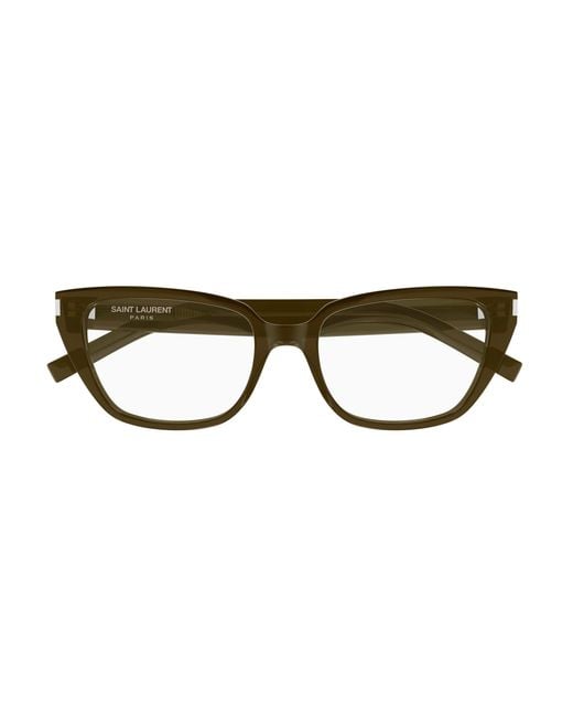 Saint Laurent Black Sl 896 006 Optical Frames Acetate Transparent Cat Eye