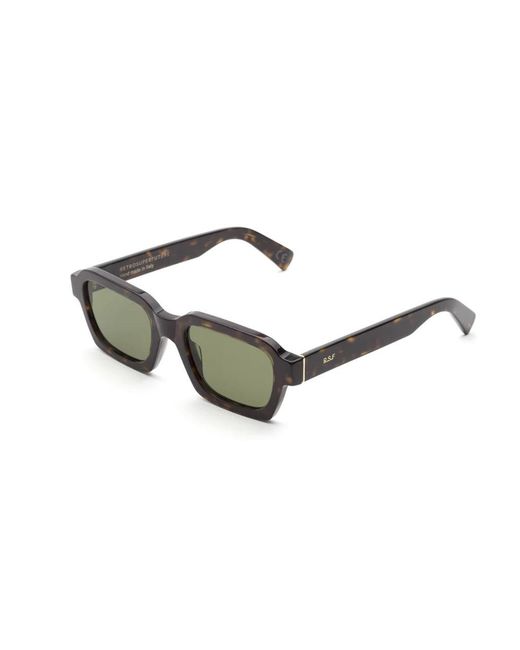 Retrosuperfuture Black Acq Caro 3627 Sunglasses Acetate Squared Normal