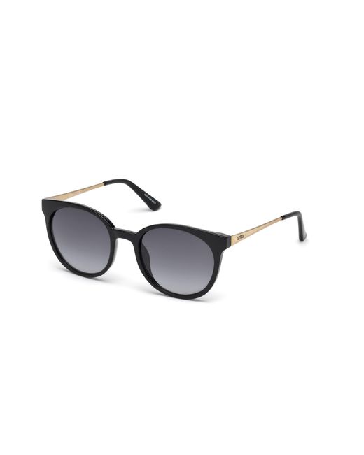 Guess Black Gu7503 01A Sunglasses Injected Round Normal