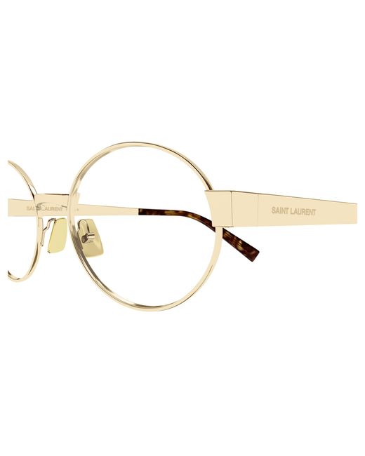 Saint Laurent Black Sl 692 Opt 002 Optical Frames Metal Transparent Round