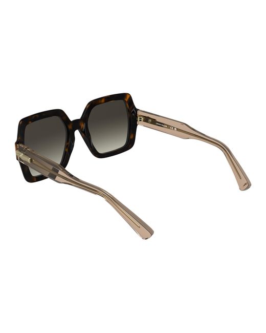 Longchamp Black Lo790S 231 Sunglasses Acetate Squared Normal