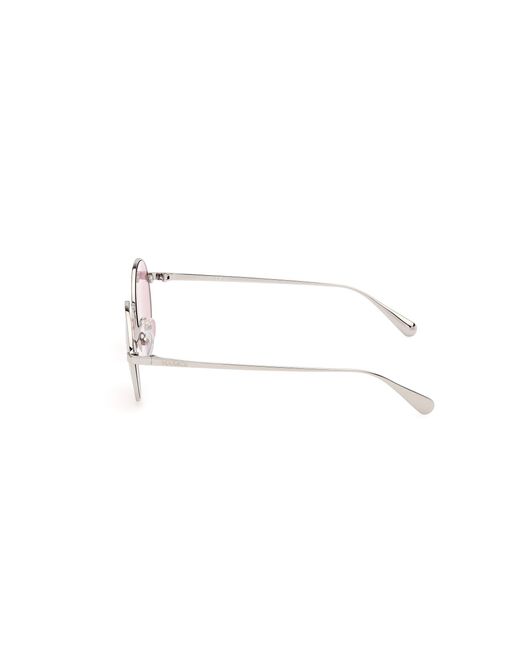 MAX&Co. Black Mo0166 16Y Sunglasses Metal Round Normal