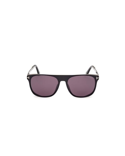 Tom Ford Black Ft1105 Lionel-02 01A Sunglasses Acetate Squared Normal for men