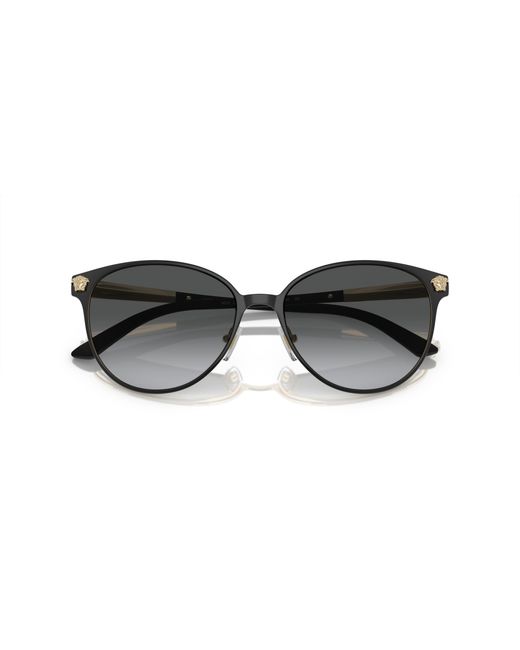 Versace Black Ve2168 1377T3 Sunglasses Metal Pantos Polarized Shaded
