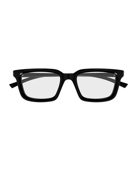 Gucci Black Gg1947O 001 Optical Frames Acetate Transparent Squared for men
