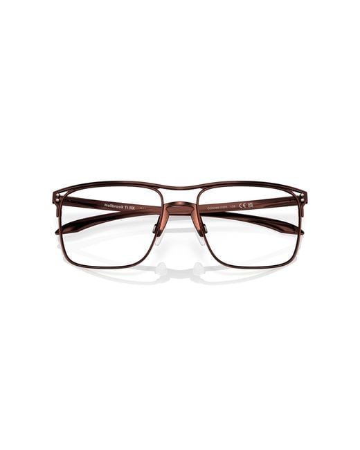 Oakley Black Ox5068 Holbrook Ti Rx 506803 Optical Frames Titanium Transparent Squared Normal for men