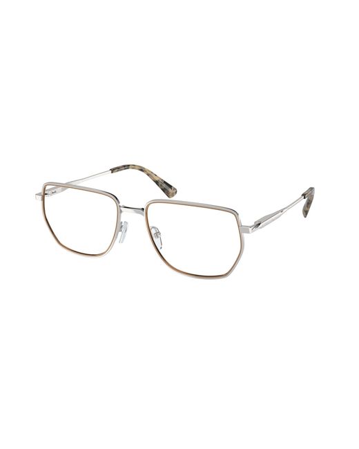 Michael Kors Black Mk3080 Steamboat 1893 Optical Frames Metal Geometric Normal for men