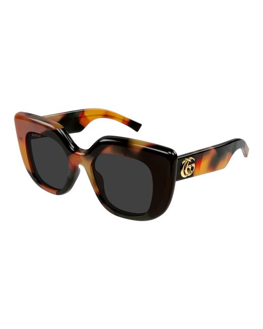 Gucci Black Gg2030S 002 Sunglasses Acetate Squared