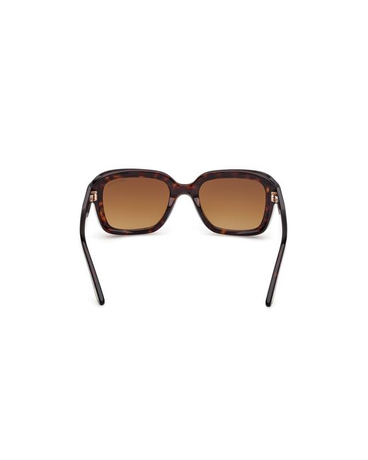Tom Ford Black Ft1283 Natalia-02 52F Sunglasses Acetate Squared Normal