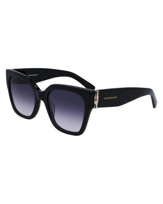 Longchamp Black Lo732S 001 Sunglasses Acetate Squared Normal Normal