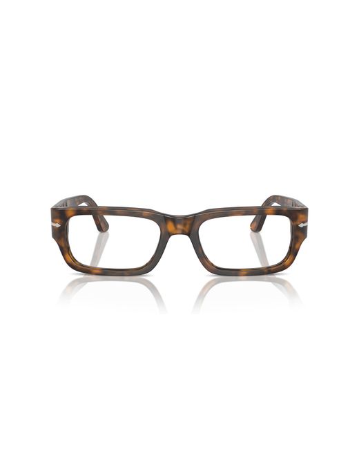 Persol Black Po3347V 1210 Optical Frames Acetate Transparent Squared Normal