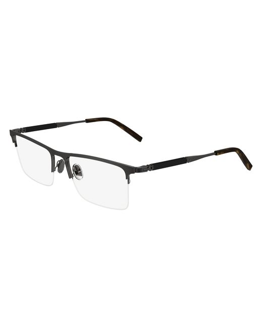 Ferragamo Black Sf2586 071 Optical Frames Titanium Squared Normal Normal for men