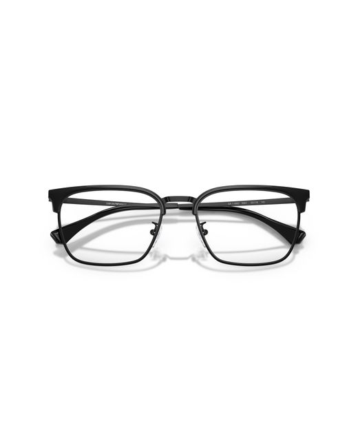 Emporio Armani Black Ea1186D 3001 Optical Frames Metal Transparent Squared Normal for men