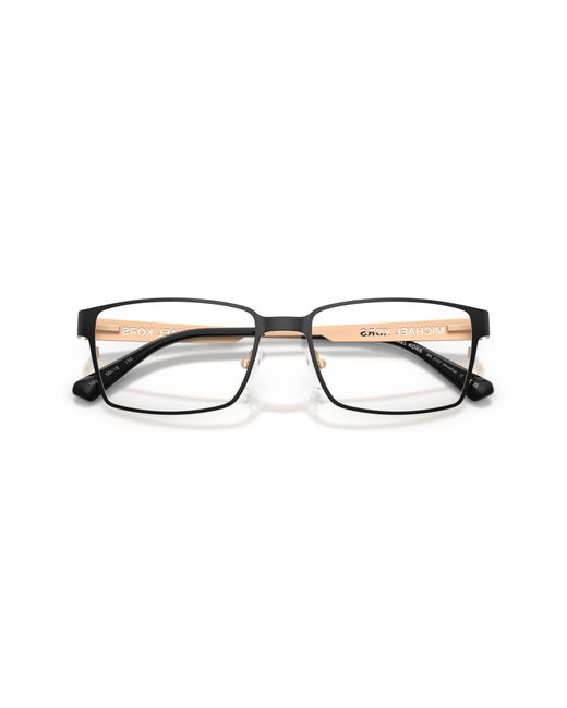 Michael Kors Black Mk3107 Arusha 1005 Optical Frames Metal Transparent Squared Normal for men