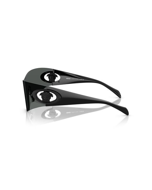 Versace Black Ve2280 143687 Sunglasses Metal Pillow Normal for men