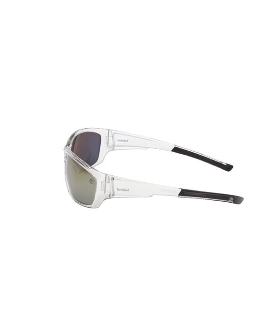 Timberland Black Tb00083 26R Sunglasses Injected Squared Polarized for men