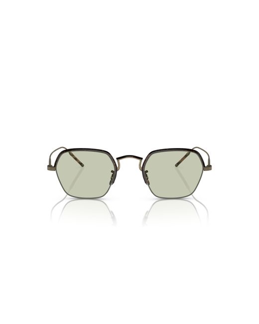 Oliver Peoples Black Ov1291T Tk-7 5284 Optical Frames Titanium Squared Normal