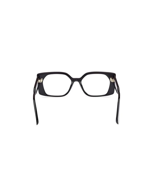 MAX&Co. Black Mo5168 001 Optical Frames Acetate Squared Normal