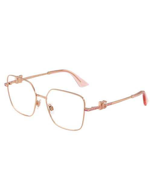 Dolce & Gabbana Black Dg1367B 1298 Optical Frames Metal Transparent Squared Normal