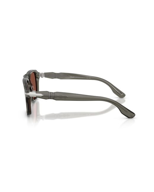 Persol Black Po8002S 1103C5 Sunglasses Acetate Squared Normal for men