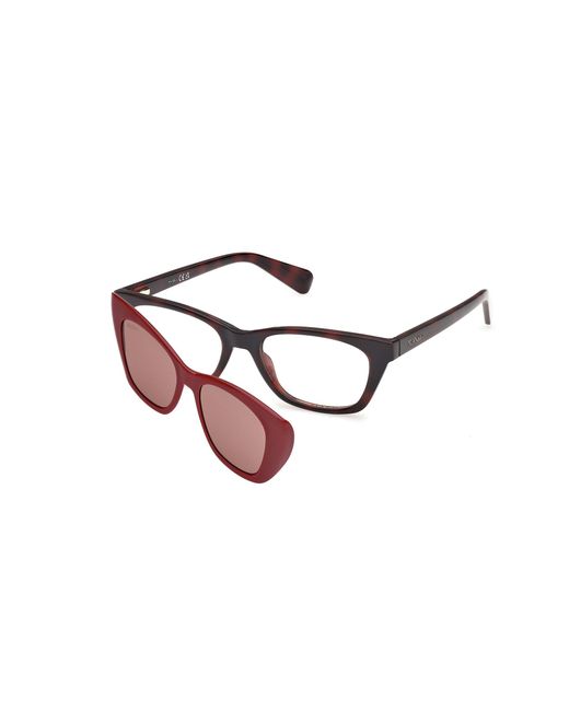 MAX&Co. Black Mo5212 052 Optical Frames Injected Squared Normal