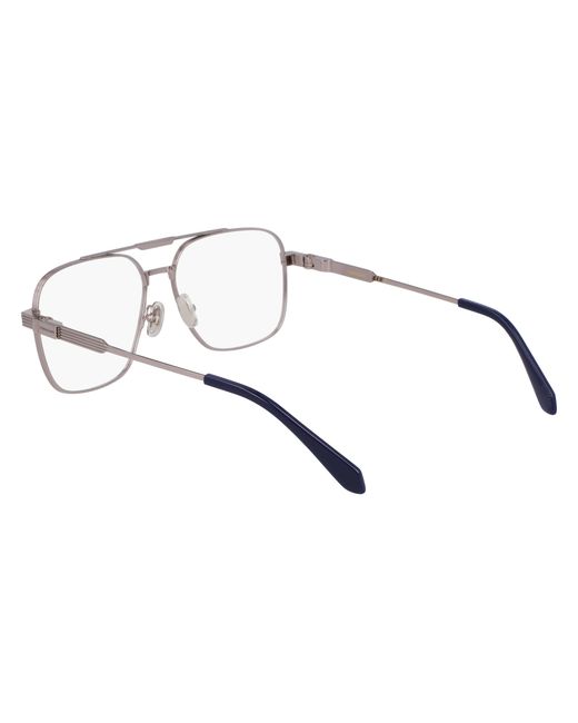 Ferragamo Black Sf2591 021 Optical Frames Titanium Squared Normal for men