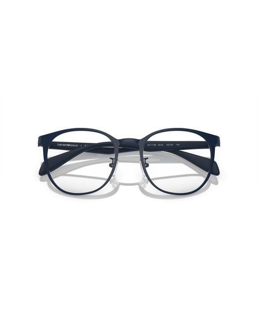 Emporio Armani Black Ea1148 3018 Optical Frames Metal Transparent Pantos Normal for men