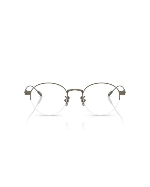 Moncler Black Me1016Td 1002 Optical Frames Titanium Transparent Round Normal