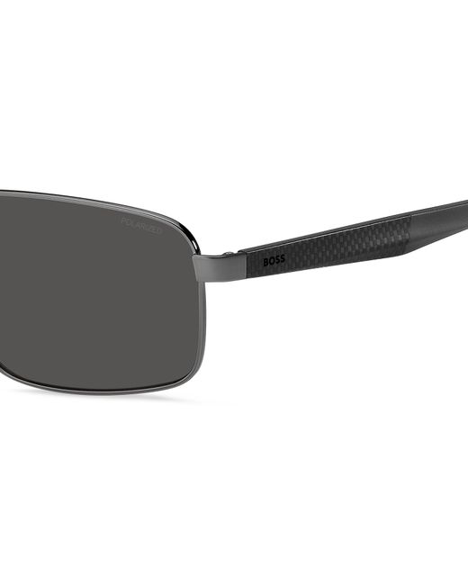 Boss Black Boss 1580/S V81/M9 Sunglasses Metal Squared Polarized for men