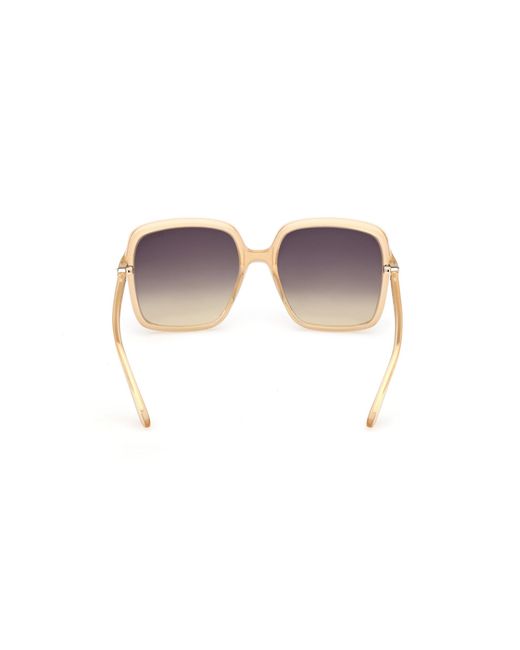Guess Black Gu00280 41B Sunglasses Injected Smoke Squared Normal