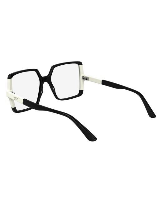 Karl Lagerfeld Black Kl6169 006 Optical Frames Acetate Squared Normal