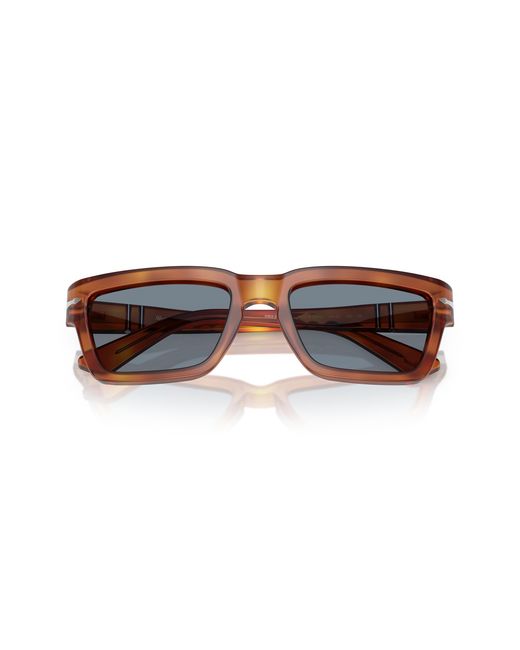 Persol Black Po3363S 96/56 Sunglasses Acetate Squared Normal for men