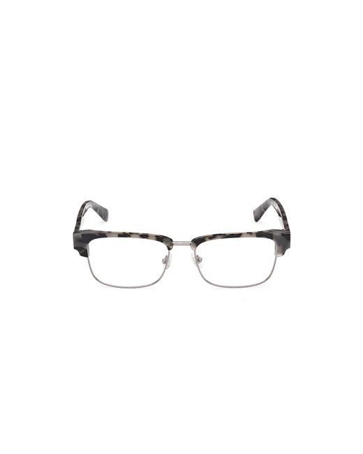 Guess Black Gu50330 020 Optical Frames Acetate Squared Normal for men
